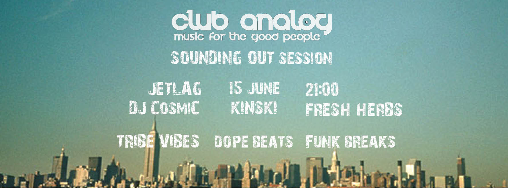 CLUB ANALOG Sounding Out Session